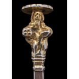 A mid 17th century provincial silver Apostle spoon, no maker's mark,