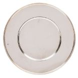 A set of fourteen 20th century German sterling silver dinner plates, maker Jakob Grimminger,