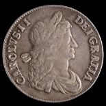 1663 Charles II crown:.