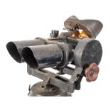 A pair of WWII period German 20° 10 x 80 binoculars, number '54123':,