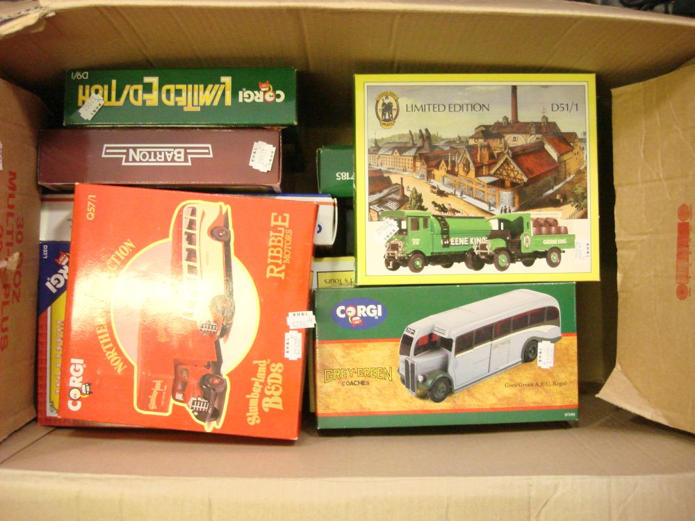 A boxed group of Corgi Limited Edition sets:, including D51/1 'Greene King' and others.