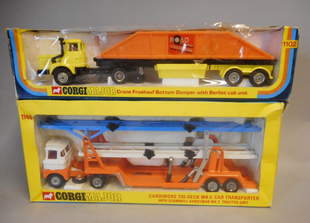 Corgi Major No 1146, Carrimore Tri-deck Mk V Car Transporter with Scammell Handyman Mk.