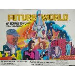 A British cinema film poster for 'Future World' (1976): 152 x 101cm.