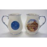 Two National Rifle Club Centenary mugs by T G Green & Co:,
