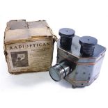 A tinplate Radioptican projector by H C White Company , Vermont USA:,