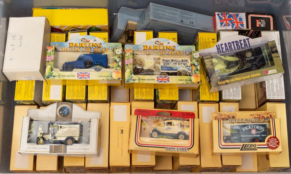 A boxed group of Lledo Days Gone by and Golden Age of Steam vehicles:,