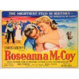 Two British Quad film posters for 'Roseanna McCoy' (1949) and 'My Foolish Heart' (1949):,