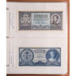 A good collection of British and World banknotes including Chinese:.