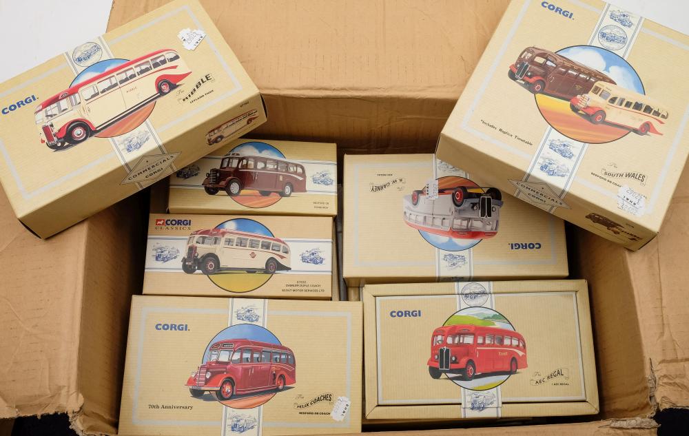 A boxed group of Corgi Classic Commercials:,