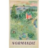 A mid 20th century French Railway lithograph poster 'Normandie':,