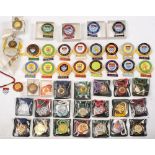 A collection of enamel badges comprising twenty four Surrey Agricultural Show badges 1967-1990 ,