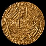 Henry IV gold Noble, Light Coinage 1412-13:.