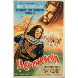 A Mexican single sheet film poster for 'La Cucuracha' (1959):,