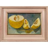 * Attributed to Fred Yates [1922-2008]- Melon,:- signed bottom right oil on board, 18 x 29.