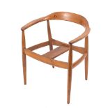 After Hans Wenger (1914-2000) a Danish teak 'The Chair':,