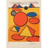 * Alexander Calder [1898-1976]- San Lazzaro [1975],:- lithograph, artist's proof,