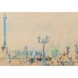 * Joseph Oppenheimer [1876-1966]- Trafalgar Square, 1951,:- signed,