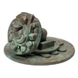 * Pietro Cascella (Italian 1921-2008) A bronze abstract sculpture signed Pietro Cascella 89.