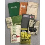 8 vintage car owners/drivers handbooks.