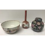 3 items of oriental ceramics.