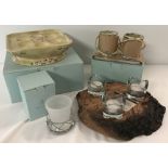 3 boxed items of Partylite interior candle holders.