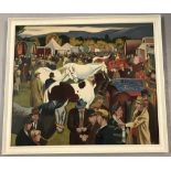 Unsigned oil on board, copy of an original painting by James Bateman RA entitled "At the Circus".