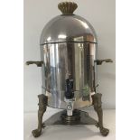 A RAF officers mess tea urn with stand and warmer.