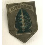 A Vietnam War era interest US Airborne beer can badge.