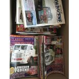 A quantity of classic and commercial vehicle magazines.