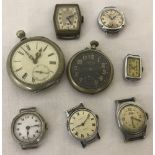 2 vintage pockets watches, 1 by Ingersoll possibly military.