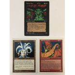 3 Oversized Magic the Gathering Cards (MtG).