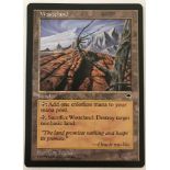 "Wasteland" Magic the Gathering Trading Card - Tempest Set. 1997 MtG.