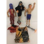 3 1990's Hasbro Action Man figures with accessories.