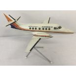 A boxed British Aerospace Jetstream 31 model aircraft, complete with stand, by Space Models Ltd.