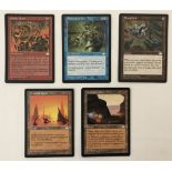 5 Magic the Gathering Trading Cards: