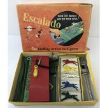 A boxed Escalado racing game with lead horses on good condition.