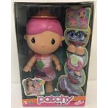 A brand new boxed Zapf Creations Patchy Dolly complete with accessories. Ex shop stock.