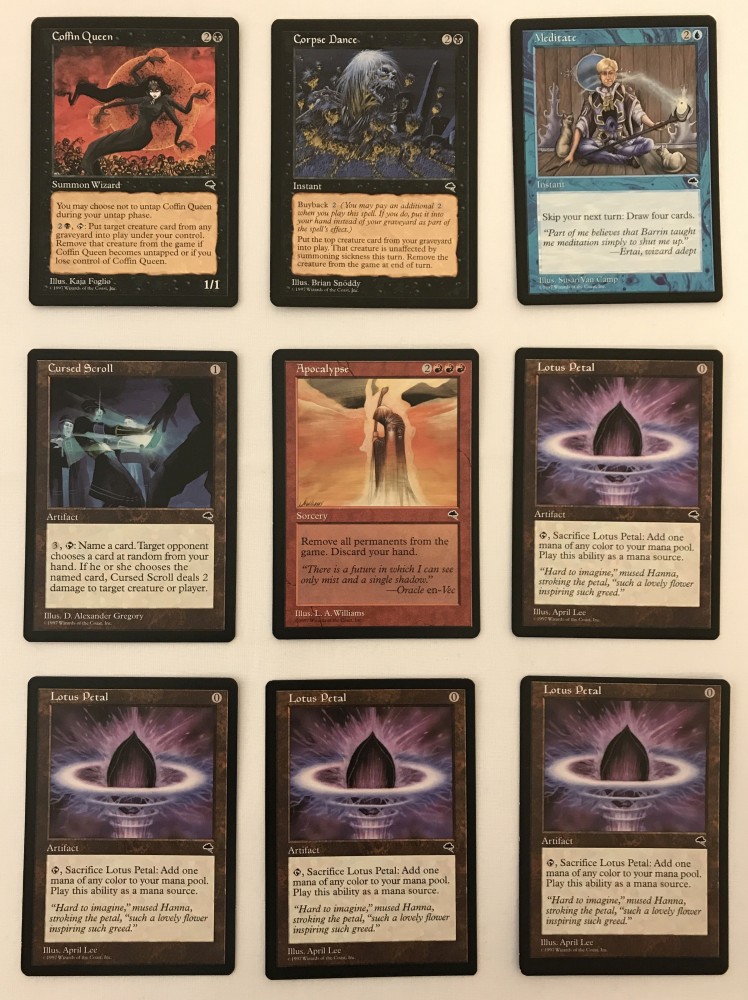 9 Magic the Gathering Trading Cards: