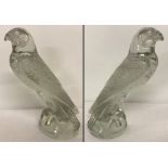 A c1920's Lalique glass car mascot in the shape of a falcon.