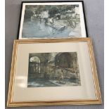 2 framed and glazed Russell Flint prints.