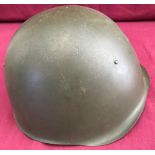 A Polish-made Wz50 steel helmet c.1964. Recovered from the Sinai desert after the Six Day War, 1967.