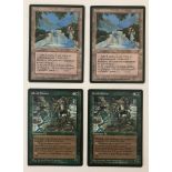 4 Magic the Gathering Trading Cards: