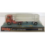 A Dinky Toys 915 A.E.C. with Flat Trailer in original packaging. 1973-74.