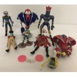 A Collection of 1995 Irwin Toys "Reboot" figures.