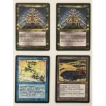 4 Magic the Gathering Trading Cards: