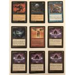 9 Magic the Gathering Trading Cards: