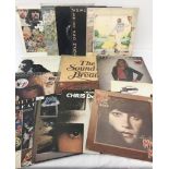 15 assorted soft Rock vinyl LP's.