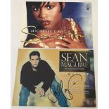 Signed promotional image of Sean Maguire from his single You to Me are Everything.
