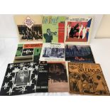 9 vintage Jazz LP Vinyl Records, to include New Orleans, Chicago & Big Band.