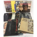 15 assorted folk rock and folk music vinyl LP's.